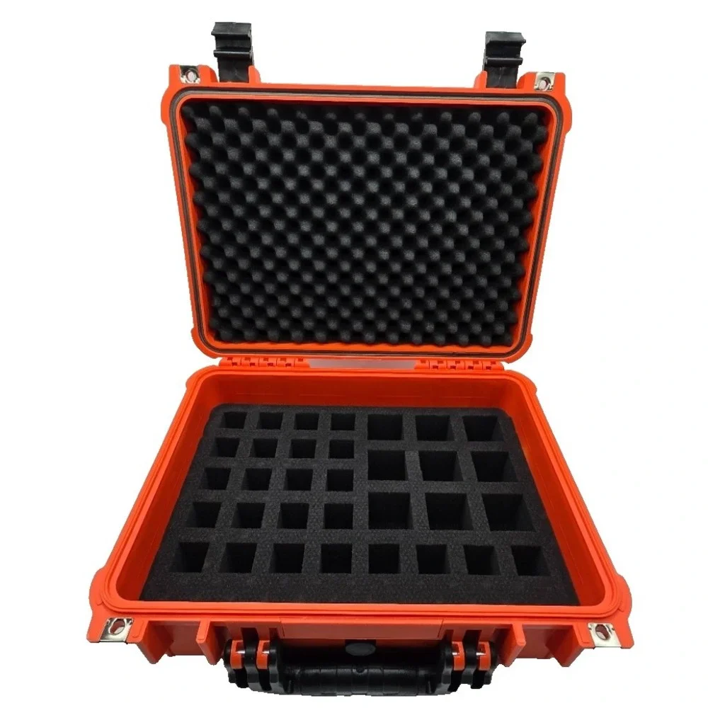 16in Waterproof Hard Case Camera Drone Equipment Protective‎ Foam Orange